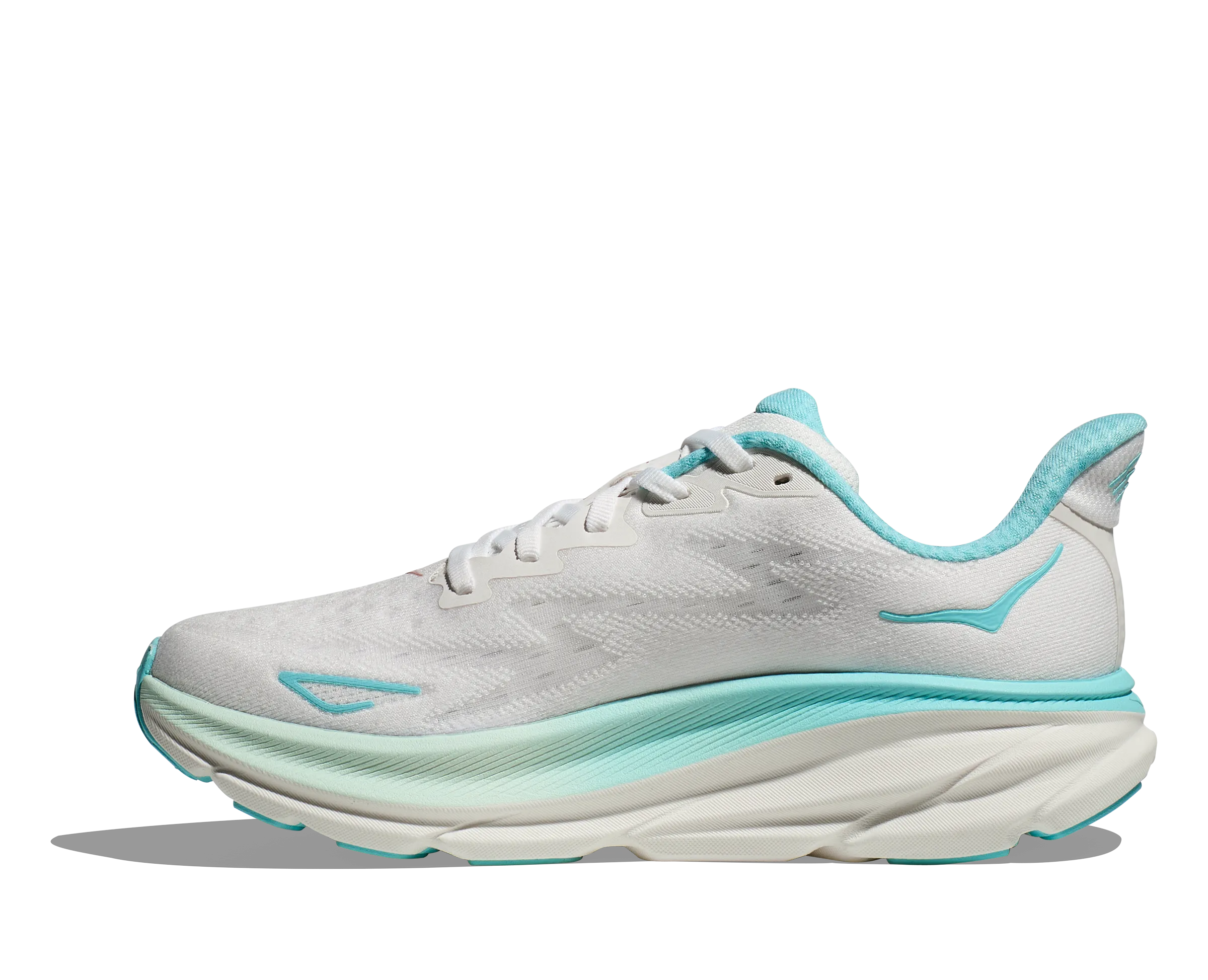 Women's Hoka Clifton 9 Color: Frost/Rose Gold