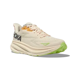 Women's Hoka Clifton 9 Color: Vanilla / Astral (WIDE WIDTH)