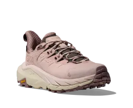 Women's Hoka Kaha 2 Low GTX Color: Cosmic Pearl/Oat Milk