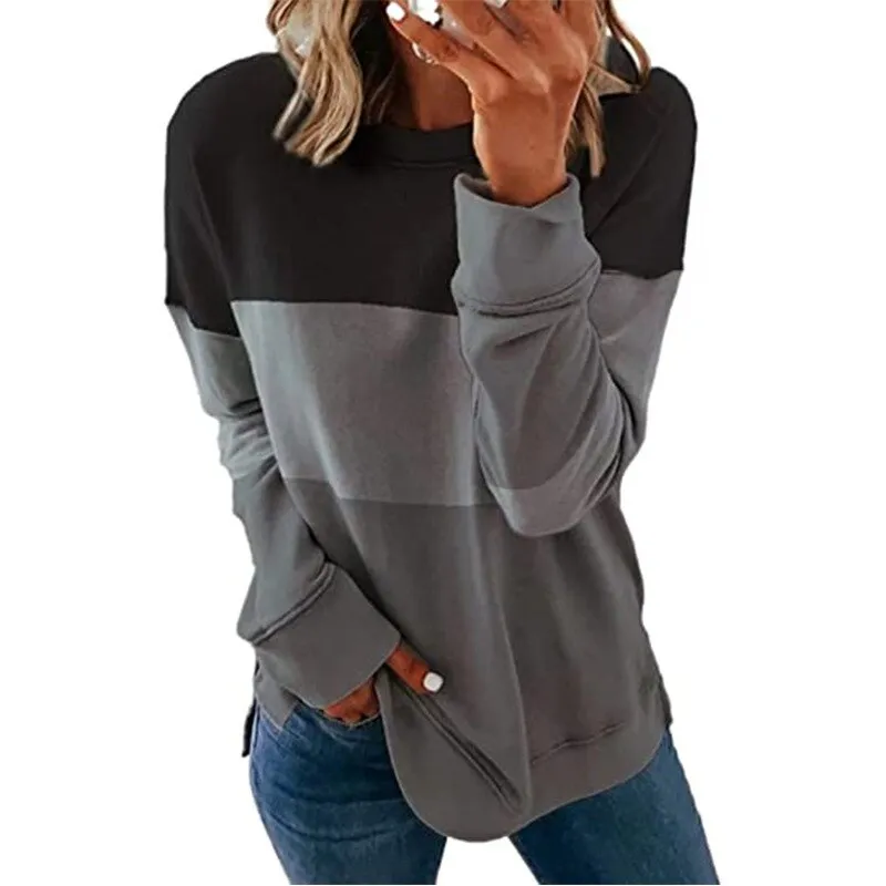 Women's O-neck Long Sleeve Tees Shirts