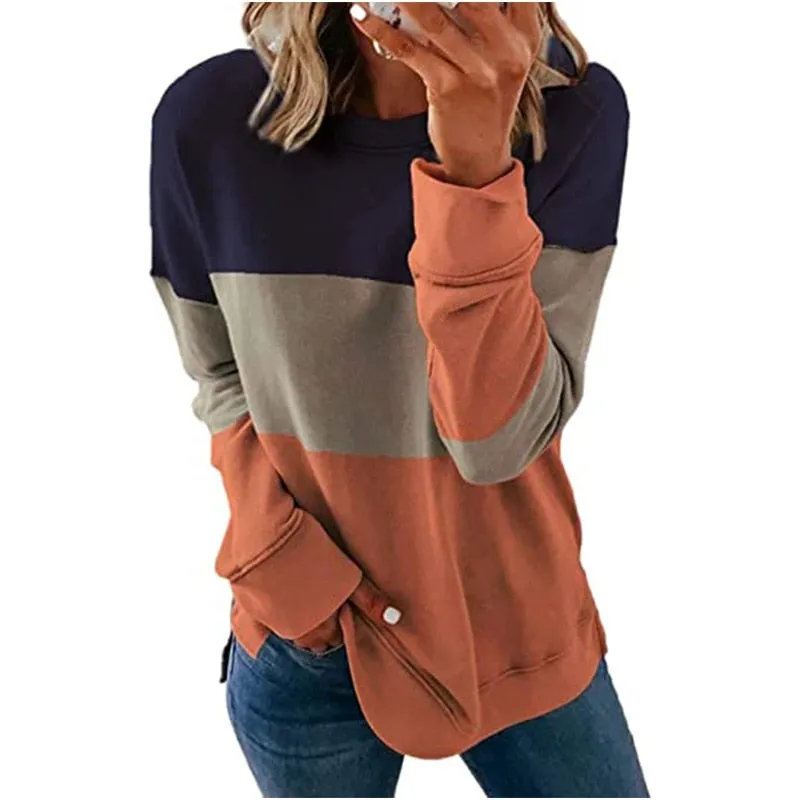 Women's O-neck Long Sleeve Tees Shirts