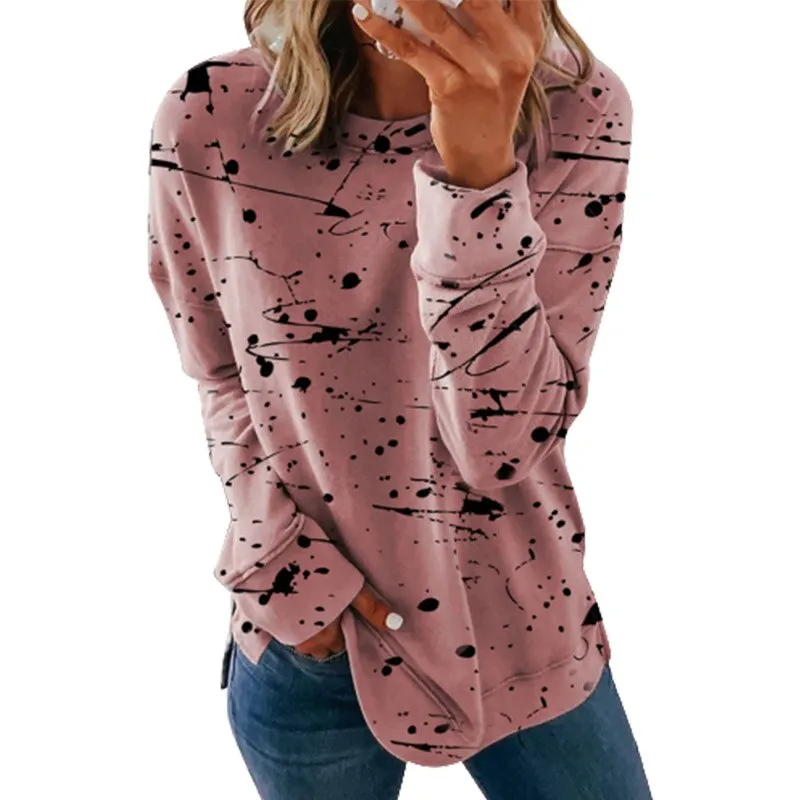 Women's O-neck Long Sleeve Tees Shirts