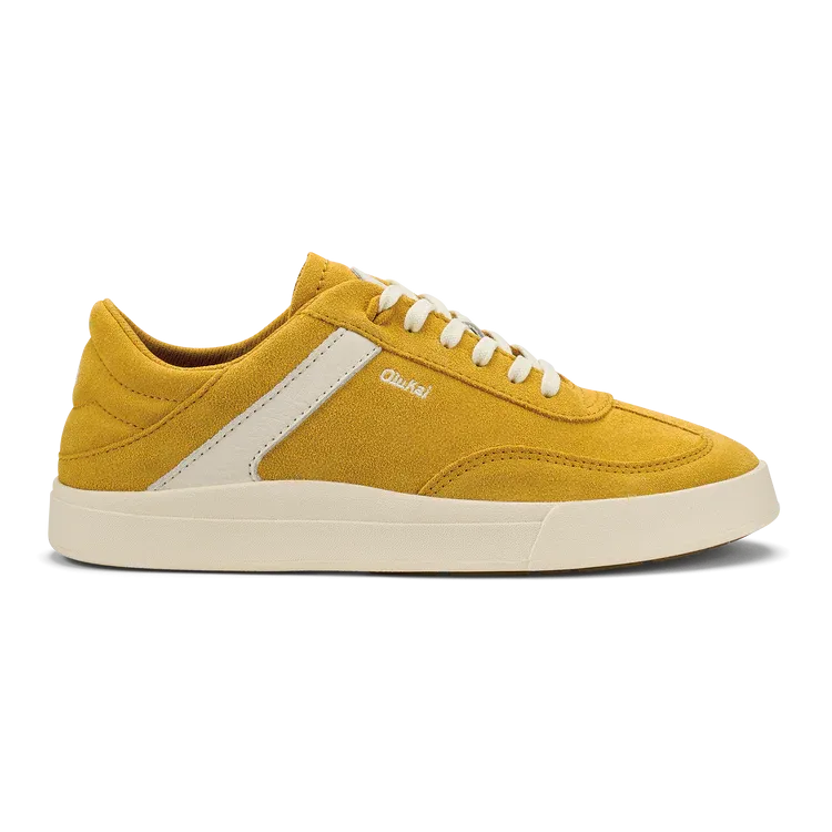 Women's Olukai Ha'upu Sneakers Color: Mustard / Off White